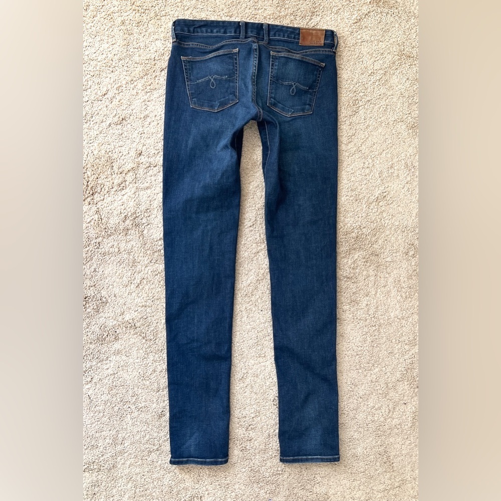 Lucky Brand Lolita Skinny Jeans Women's 4/27 Dark Wash Denim Mid rise Stretchy - Picture 4 of 9